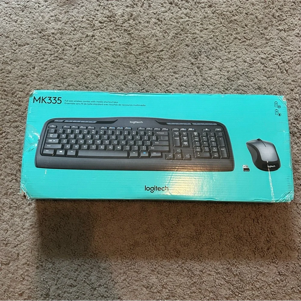 NEW Logitech MK335 Wireless Keyboard and Mouse Combo